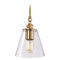 Nuvo Lighting Dover Mini Pendant in Clear & Vintage Brass by Nuvo Lighting 60-7410
