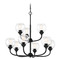 Craftmade Lighting Glenda Flat Black Chandelier by Craftmade Lighting 56229-FB