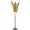 Currey and Company Lighting Tropical Floor Lamp in Vintage Brass/Black by Currey & Company 8000-0071