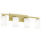 AFX Lighting Afx Lighting Leo Light Antique Brass Bathroom Light LEOV3109MBLB