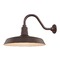 Recesso Lighting by Dolan Designs Bronze Gooseneck Barn Light with 18-Inch Shade BL-ARMC-BZ/SH18-BZ
