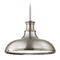 Design Classics Lighting Farmhouse Satin Nickel Pendant Light 15.63-Inch Wide 1761-09 SH1777-09 R1777-09
