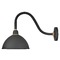 Hinkley Foundry 12-Inch Wide Textured Black & Brass Barn Light by Hinkley Lighting 10544TK