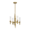 Alora Lighting Alora Lighting Elisa Carlucci Torres Vintage Brass Chandelier CH335418VBCR