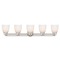 Design Classics Lighting Satin Nickel Bathroom Light 706-09 GL1020MB