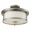 Z-Lite Savannah Brushed Nickel Semi-Flush Mount by Z-Lite 412SF14