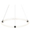 Matteo Lighting Inkara Matte Black LED Pendant by Matteo Lighting C34824MB