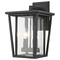 Z-Lite Seoul Black Outdoor Wall Light by Z-Lite 571M-BK