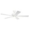 Kichler Lighting Basics Pro Designer 52-Inch Matte White LED Fan 3000K by Kichler Lighting 330019MWH
