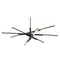 Modern Forms by WAC Lighting Stacked 48-Inch Wide LED Chandelier in Black by Modern Forms PD-50748-BK