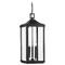 Progress Lighting Gibbes Street 3-Light Hanging Lantern in Textured Black by Progress Lighting P550004-031