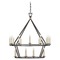 Visual Comfort Signature Collection E.F. Chapman Darlana Medium Chandelier in Aged Iron by Visual Comfort Signature CHC5178AI