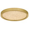 Quoizel Lighting Quoizel Lighting Outskirts Brushed Gold LED Flushmount Light OSTA1711BRG