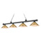 Z-Lite Cordon Bronze Plate Billiard Light by Z-Lite 2306-4BP-RB15
