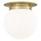 Z-Lite Z-Lite Calhoun Heritage Brass Flushmount Light 7505F13-HBR