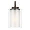 Generation Lighting Elmwood Park Bronze Mini Pendant by Generation Lighting 6137301-710