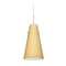 Besa Lighting Modern Pendant Light Beige / Cream Glass Satin Nickel by Besa Lighting 1JT-4124VM-SN