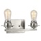 Progress Lighting Debut Brushed Nickel 2-Light Bathroom Light by Progress Lighting P300009-009