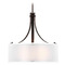 Generation Lighting Elmwood Park 19-Inch Bronze Pendant by Generation Lighting 6537303-710