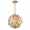 Crystorama Lighting Marselle 4-Light Pendant in Antique Gold by Crystorama Lighting MSL-314-GA