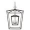 Visual Comfort Signature Collection E.F. Chapman Darlana Double Cage Light in Aged Iron by Visual Comfort Signature CHC2179AI