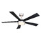 Fanimation Fans Fanimation Fans Torchaire 52 Brushed Nickel LED Ceiling Fan with Light FPD8570BN
