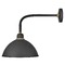 Hinkley Foundry 16-Inch Wide Textured Black & Brass Barn Light by Hinkley Lighting 10615TK