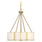 Savoy House Savoy House Lighting Reiling Warm Brass Pendant Light with Octagon Shade 7-5988-3-322