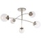 Visual Comfort Signature Collection Kate Spade New York Prescott Ceiling Mount in Nickel by Visual Comfort Signature KS5403PNCG