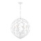 Crystorama Lighting Broche 6-Light Chandelier in Matte White by Crystorama Lighting 506-MT