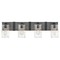 Hinkley Sawyer 4-Light Vanity Light in Aged Zinc & Black by Hinkley Lighting 5944DZ