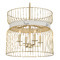 Minka Lavery Minka Lavery Park Slope Nouveau Gold Pendant Light with Drum Shade 3394-754
