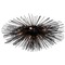Visual Comfort Signature Collection Kelly Wearstler Strada Flush Mount in Aged Iron by Visual Comfort Signature KW4070AI