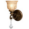 Crystorama Lighting Crystorama Lighting Norwalk Bronze Umber Sconce 7501-BU-CL-MWP