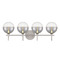 Eurofase Lighting Lissa 4-Light LED Vanity Light in Satin Nickel by Eurofase Lighting 48917-025