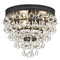Crystorama Lighting Crystorama Lighting Calypso Matte Black Flushmount Light 135-MK