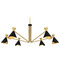Quoizel Lighting Quoizel Lighting Arden Matte Black & Gold Chandelier ADN5052MBK