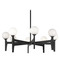 Matteo Lighting Scriben Matte Black LED Chandelier by Matteo Lighting C34908MBOP