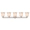 Design Classics Lighting Satin Nickel Bathroom Light 706-09 GL9222-M