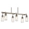 Kichler Lighting Braelyn 6-Light Linear Chandelier in Pewter by Kichler Lighting 43059CLP