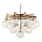 Matteo Lighting Matteo Lighting Bulbus Aged Gold Brass LED Chandelier C38116AG