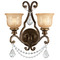 Crystorama Lighting Crystorama Lighting Norwalk Bronze Umber Sconce 7502-BU-CL-SAQ