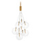 ET2 Lighting Et2 Burst Gold LED Multi-Light Pendant with Globe Shade E25087-18GLD