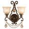 Crystorama Lighting Crystorama Lighting Norwalk Bronze Umber Sconce 7502-BU-GT-S