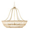 Capital Lighting Wren 32-Inch Rattan Chandelier in Matte Brass by Capital Lighting 444161MA
