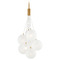 ET2 Lighting Et2 Burst Gold LED Multi-Light Pendant with Globe Shade E25087-54GLD