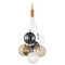 ET2 Lighting Et2 Burst Gold LED Multi-Light Pendant with Globe Shade E25087-148GLD