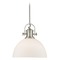 Golden Lighting Hines Pewter Pendant by Golden Lighting 3118-LPW-OP
