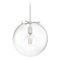 Hunter Fan Company Hunter Fan Company Sacha Brushed Nickel Pendant Light with Globe Shade 19661