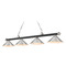Z-Lite Cordon Matte Black & Brushed Nickel Billiard Light by Z-Lite 2306-4MB-BN-BN15